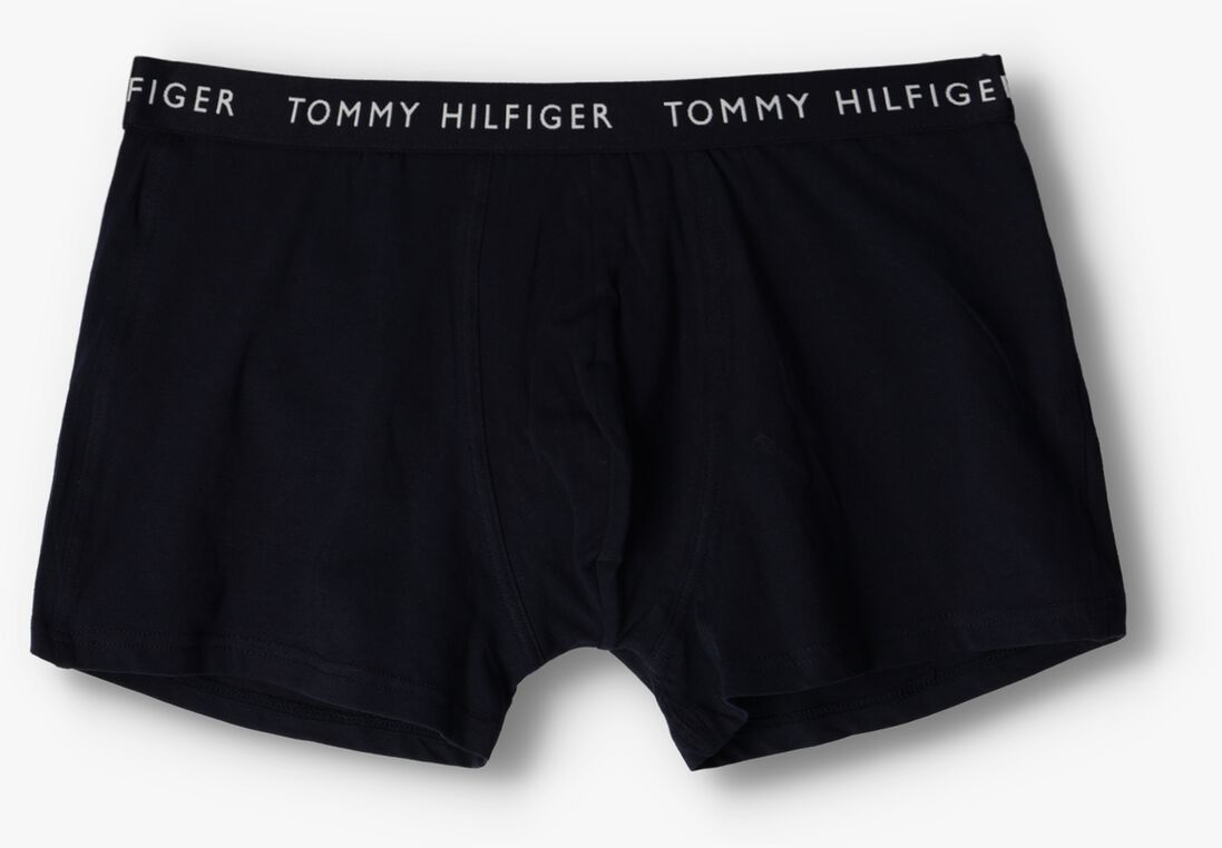 TOMMY HILFIGER UNDERWEAR donkerblauwe tommy hilfiger underwear boxershort 3p trunk wb