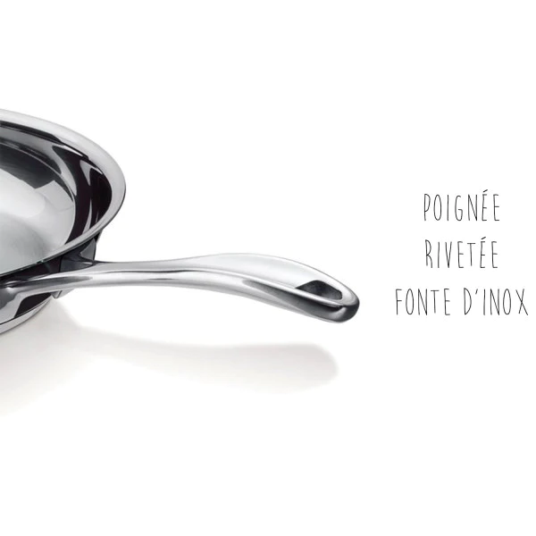 Poêle Chef inox 26 cm Beka