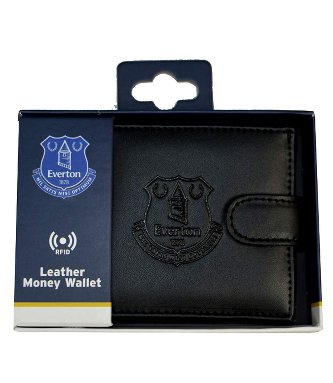 Everton FC - Portefeuille en cuir - Hommes (Noir) (Taille unique) - UTSG15694