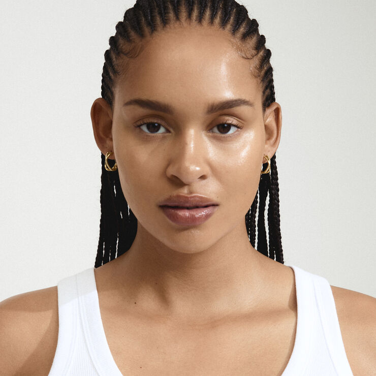 Pilgrim KIRA earrings gold-plated Guld