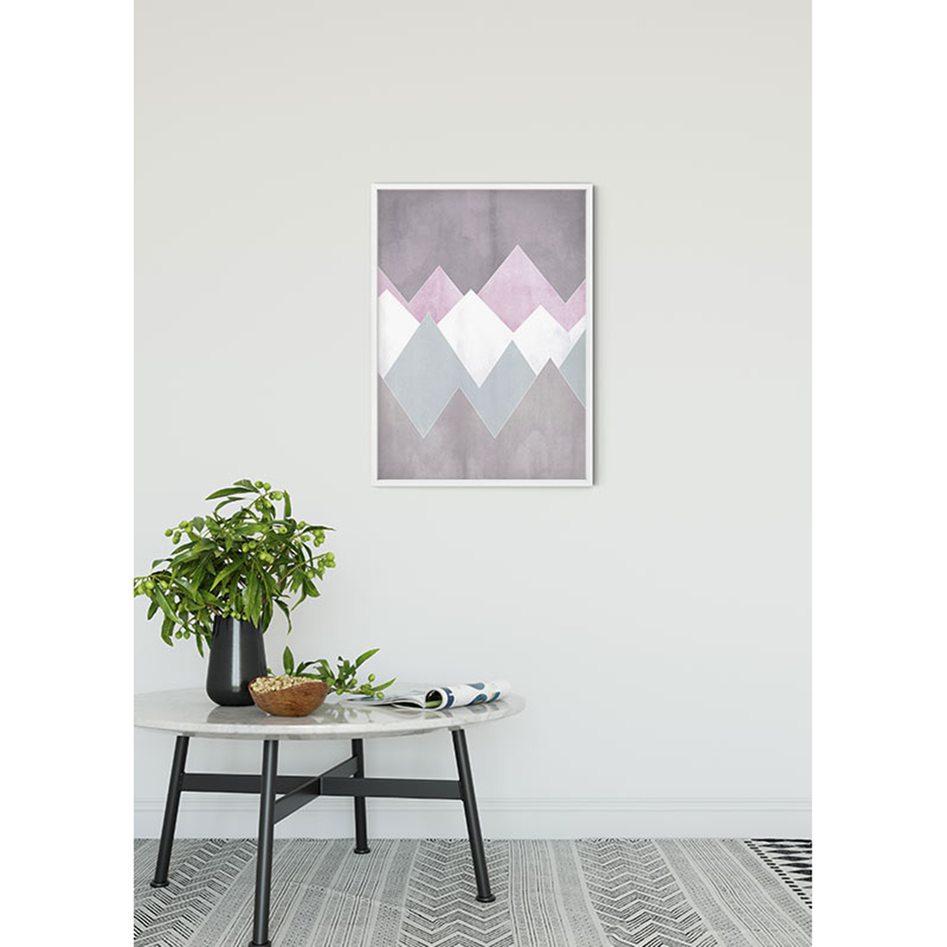 Wandbild SUNRISE MOUNTAIN GENTLE - 50x70 cm