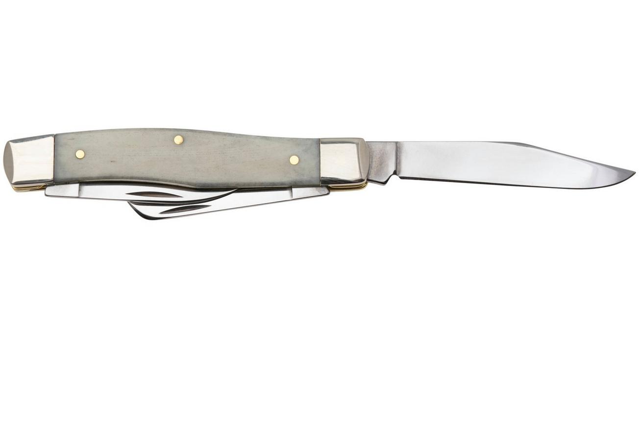 Case Medium Stockman 13311 Smooth Natural Bone 63032 SS, zakmes