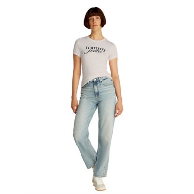 Tee-shirt à manches courtes femme Tjw Slim Essential Logo TOMMY HILFIGER