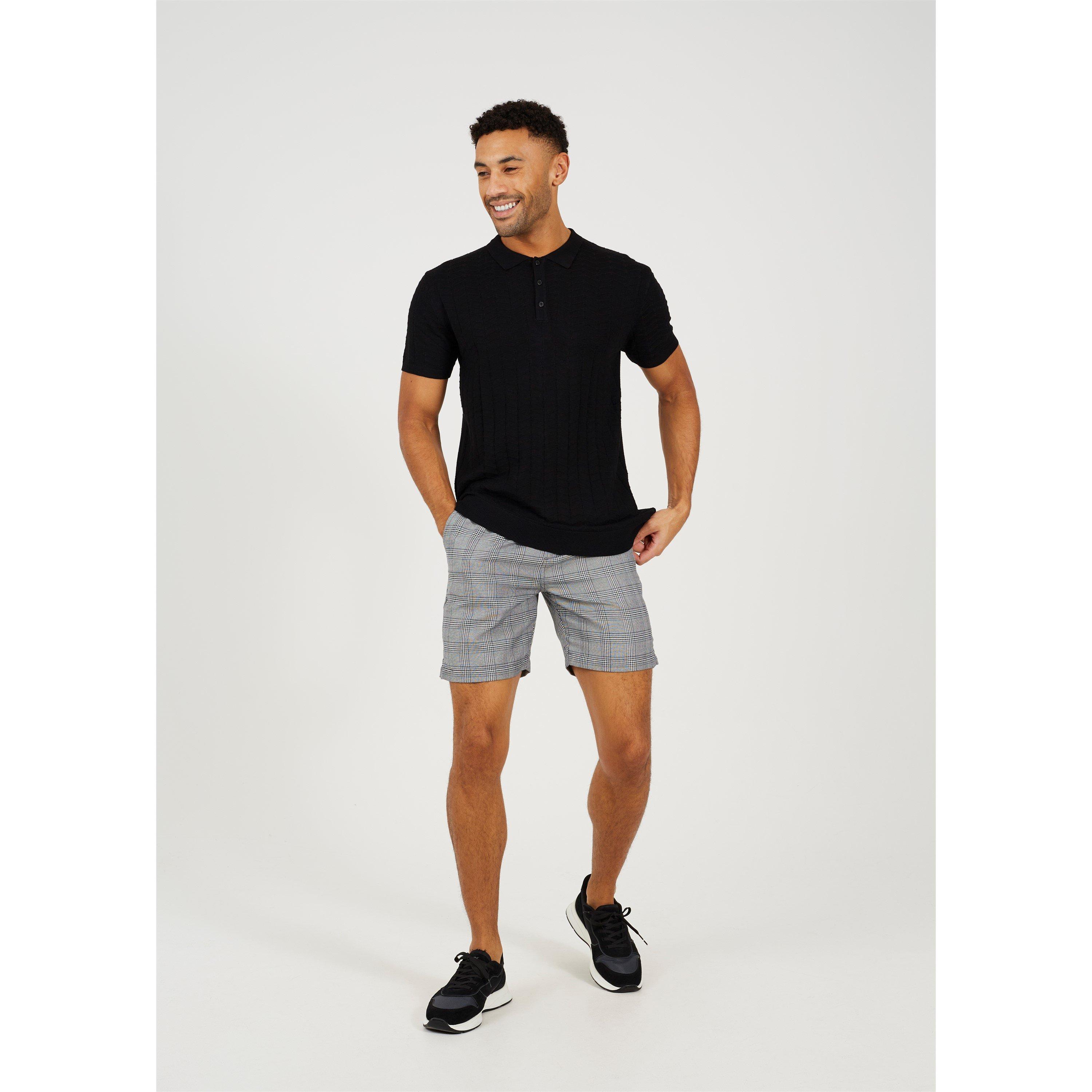 Brave Soul Yarn Dyed Check Short