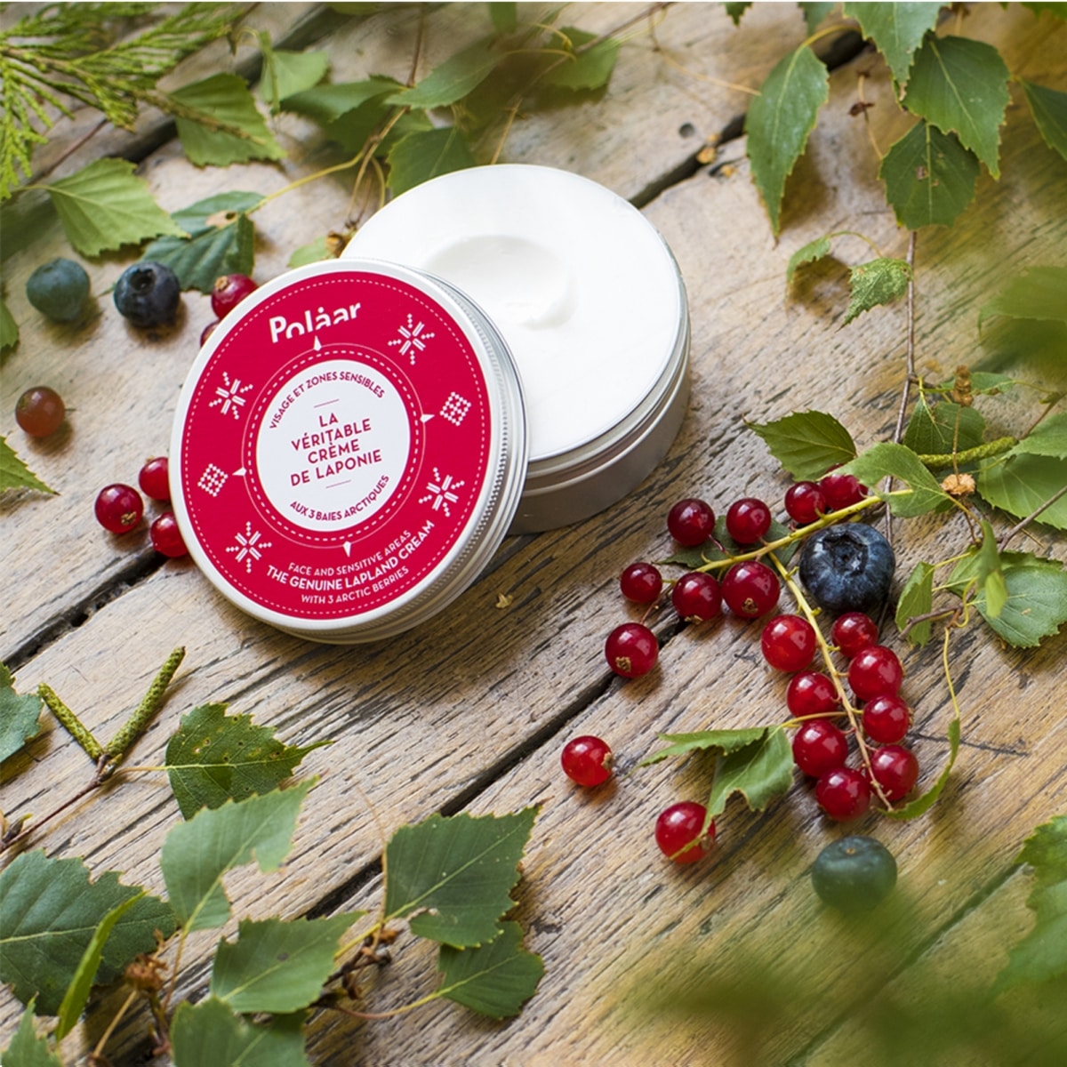 Polaar La Véritable Crème de Laponie aux 3 Baies Arctiques Crème Visage et Zones Sensibles