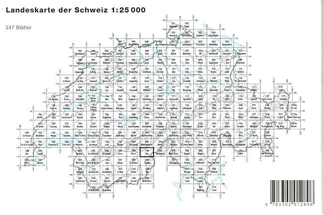 BUNDESAMT - 1289 BRIG ECHELLE 1 25 000