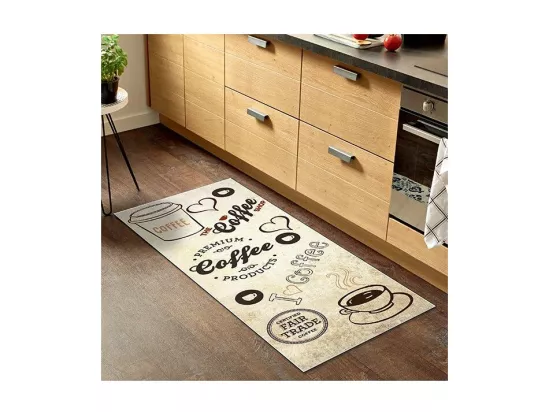 Tapis de cuisine 40x60 cm Polyester Lov Coffee