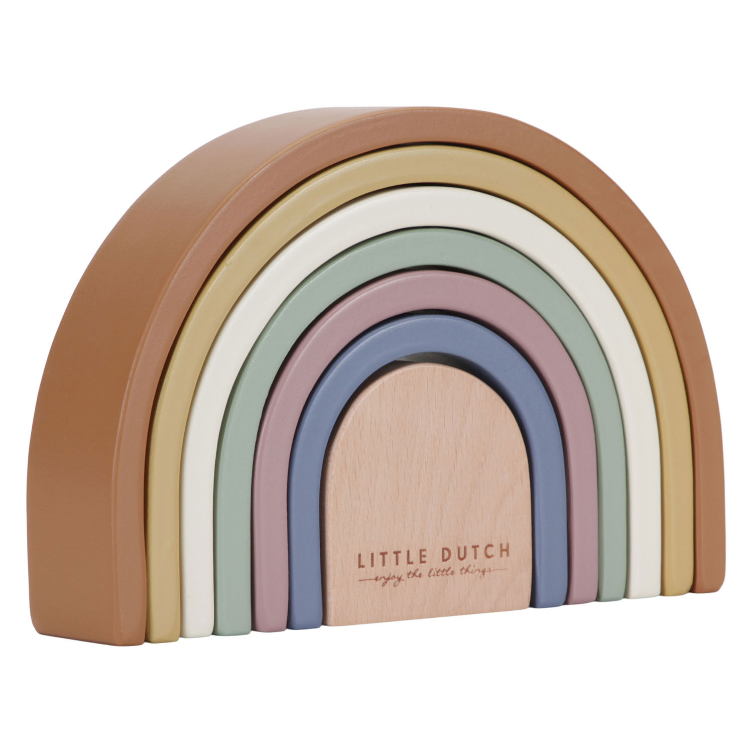 Little Dutch Houten Regenboog Blokken Vintage FSC