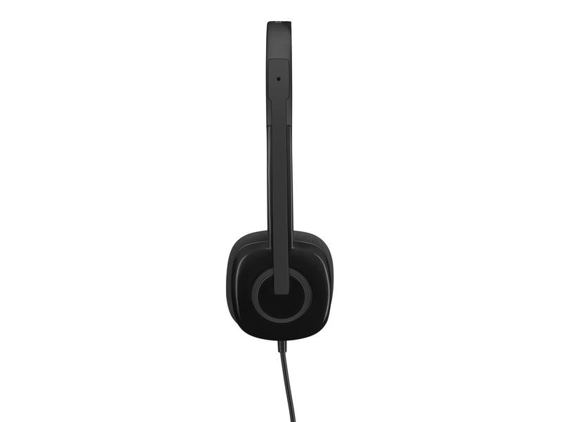 Logitech Headset H151 Stereo Stereo-Headset mit Rauschunterdrückung und Kabelfernbedienung