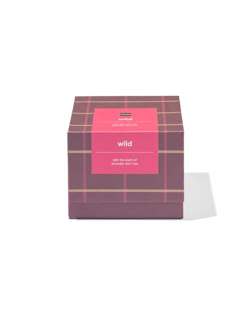 bougie céramique parfumée en boîte sauvage