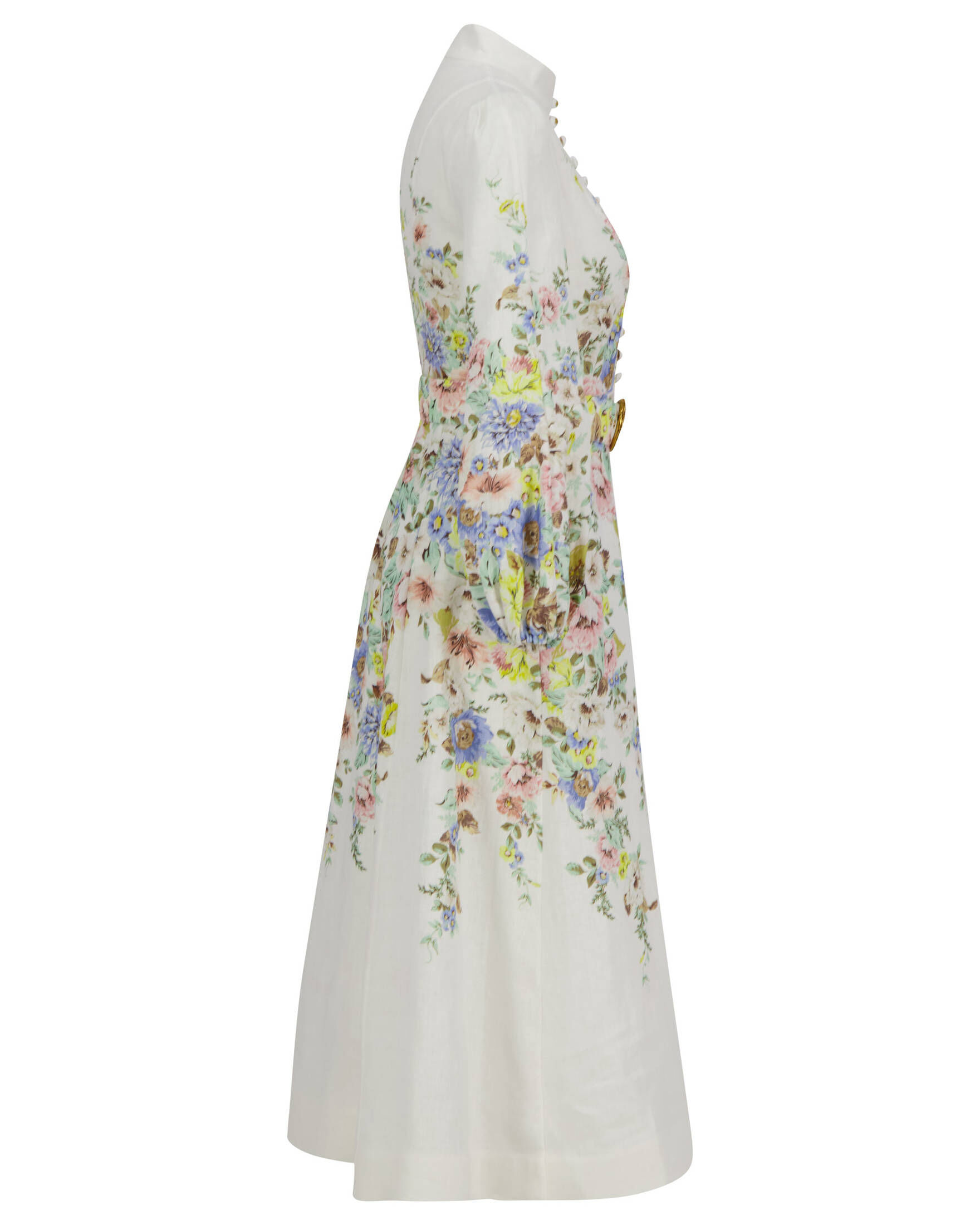Zimmermann| Damen Leinenkleid mit Gürtel