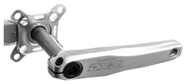 SHIMANO Pédalier BMX DXR 2 Argent - Manivelles   Boitier FC-MX-71