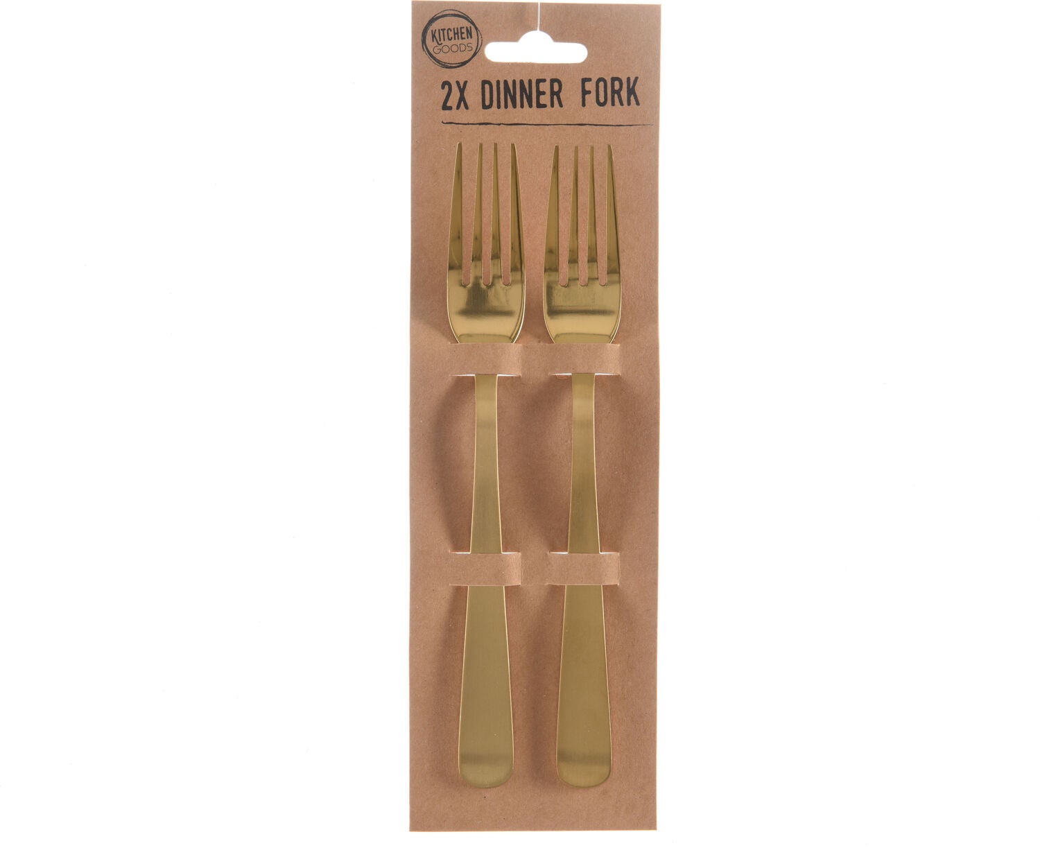 Decoris vork goud 2 stuks