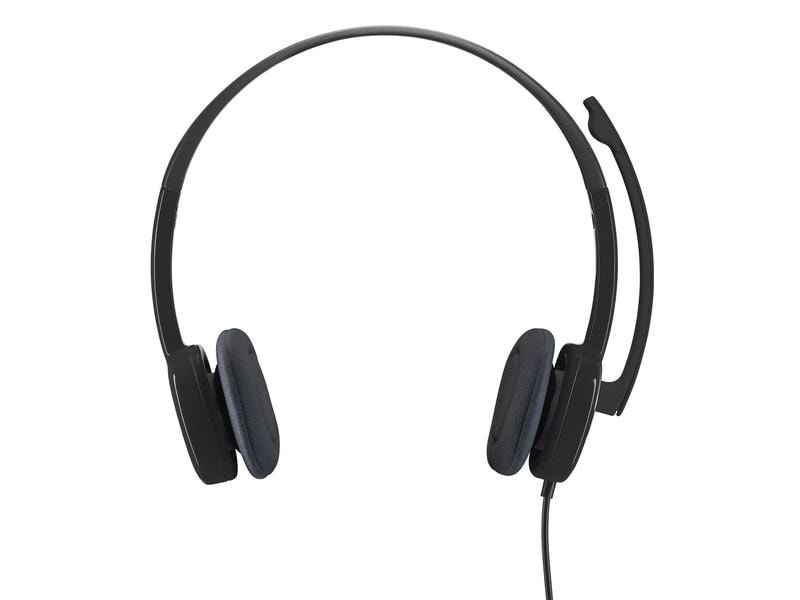 Logitech Headset H151 Stereo Stereo-Headset mit Rauschunterdrückung und Kabelfernbedienung