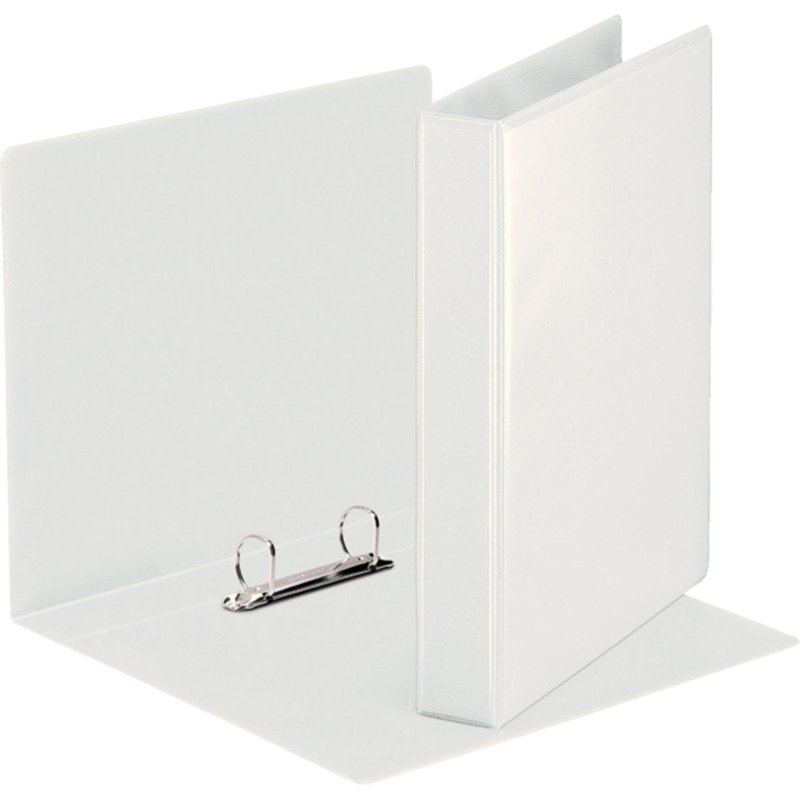 Classeur 2 anneaux cartonné Esselte personnalisable A5 - Dos 4,7 cm blanc