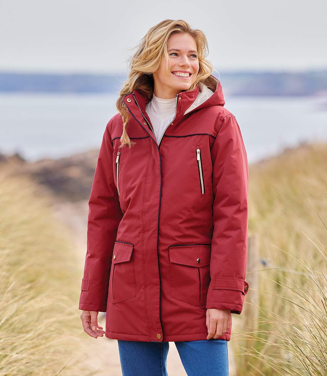 Parka Multipoche à Capuche