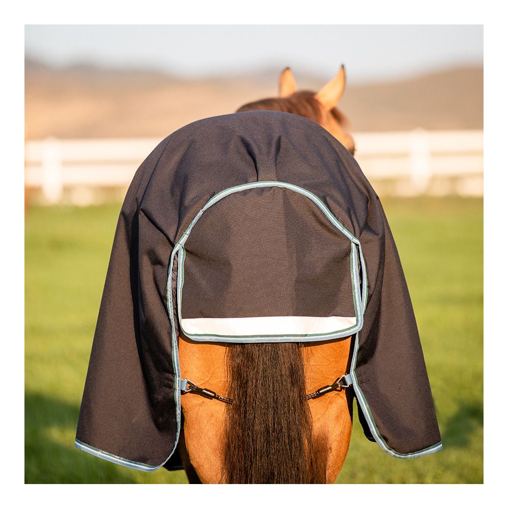 Horseware AMIGO BRAVO 12 100G - Couverture de paddock navy/turquoise/aqua/blue