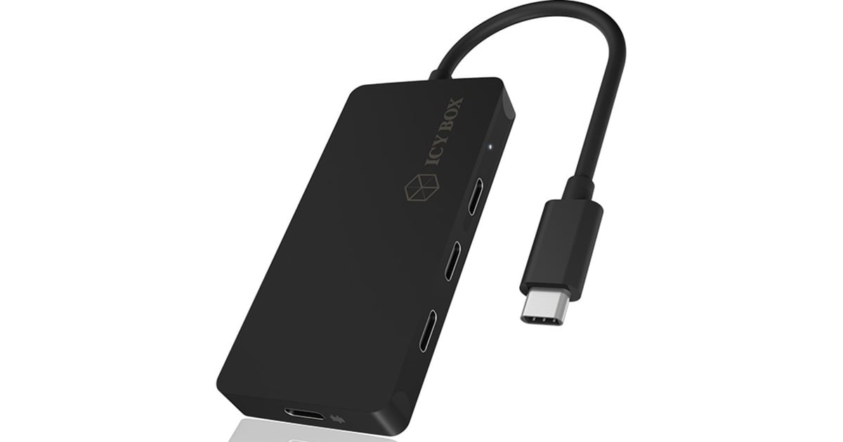 ICY BOXIB-HUB1429-CPD usb-hub  (Zwart)