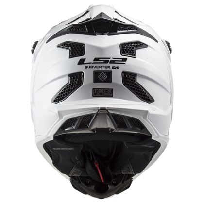 Casque cross LS2 MX700 - SUBVERTER EVO - SOLID 2023 - Blanc