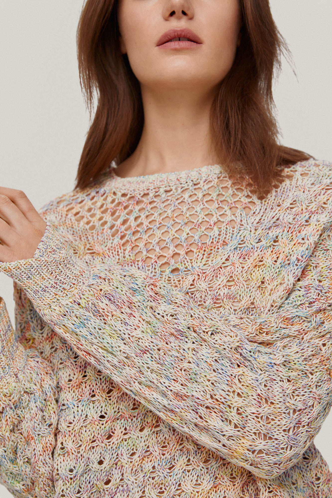 Camisa estruturada multicolorida - Variadas