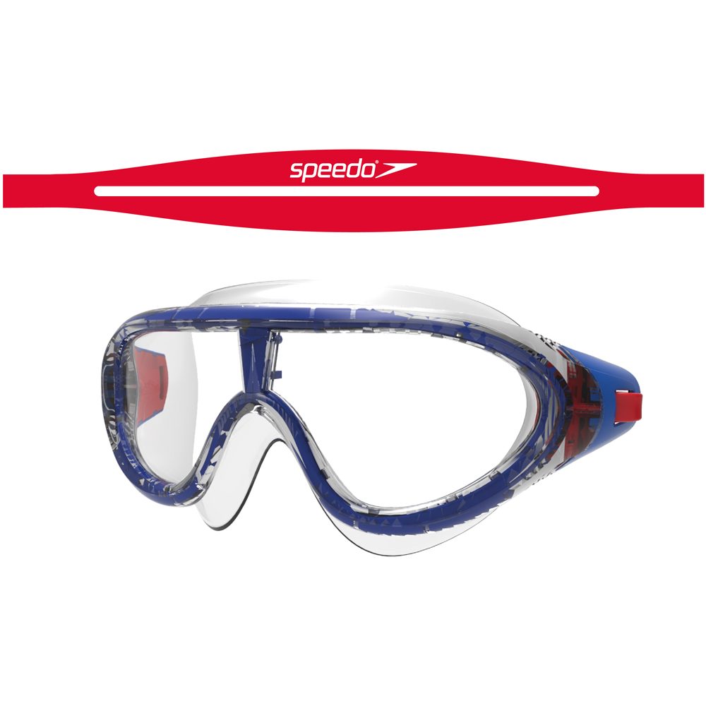 Speedo Biofuse Rift Junior Schwimmbrille red clear