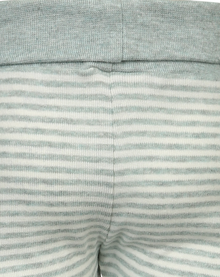 Leggings FIRA gestreift in aqua melange