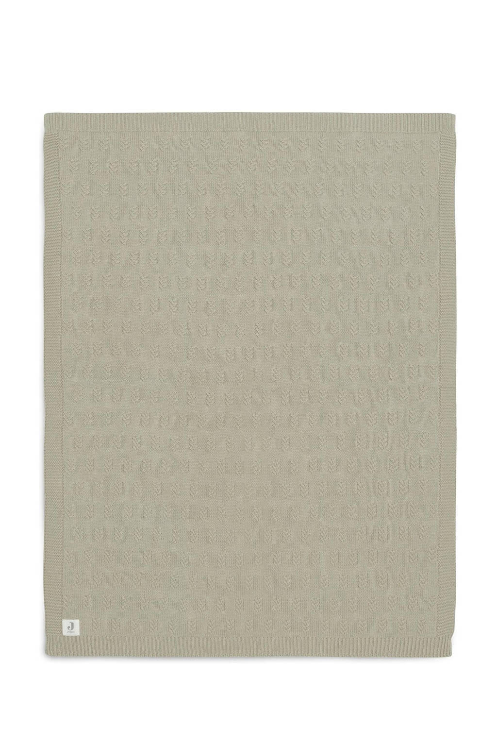baby wiegdeken 75x100cm Grain Knit - Olive Green