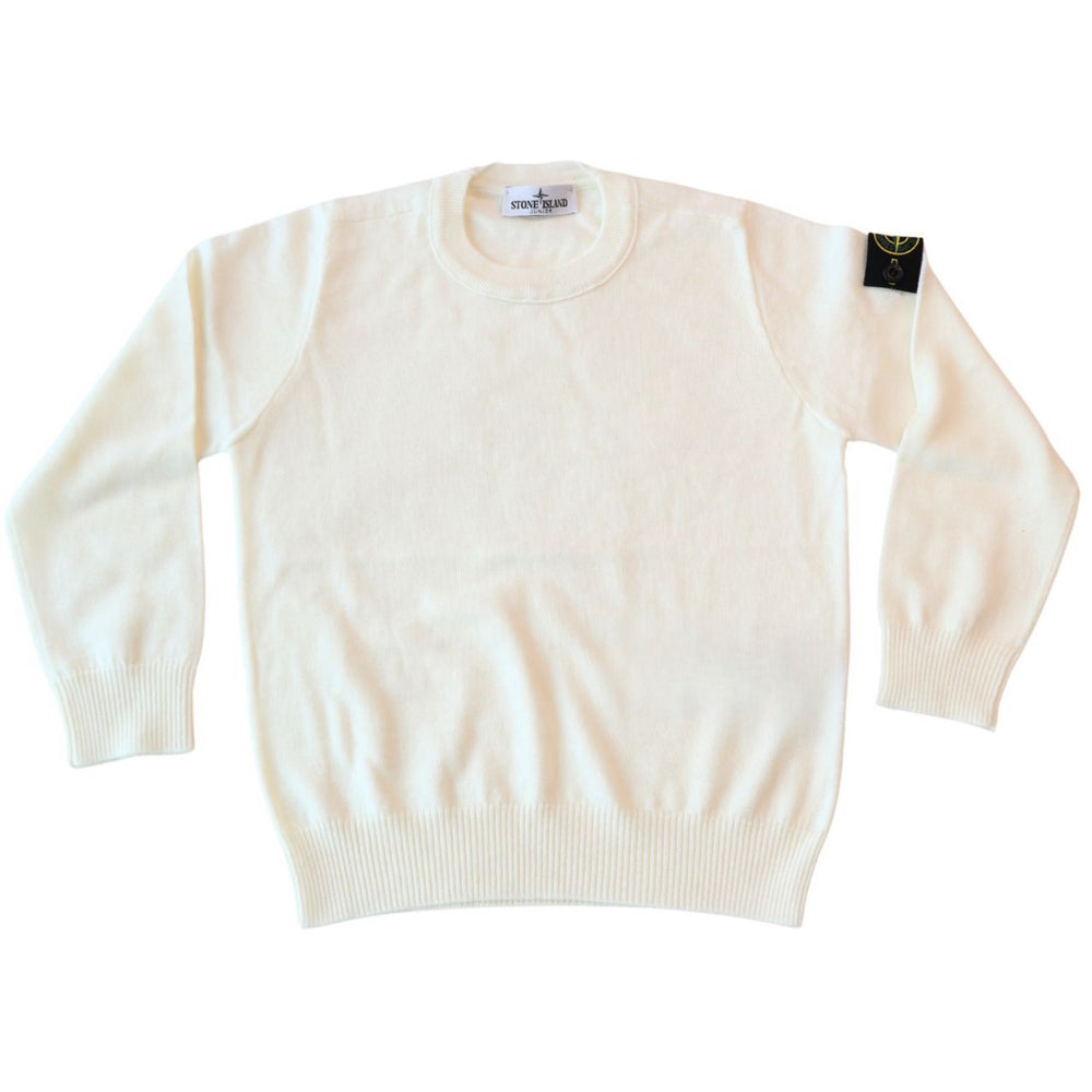 Køb Stone Island Natural White Strik