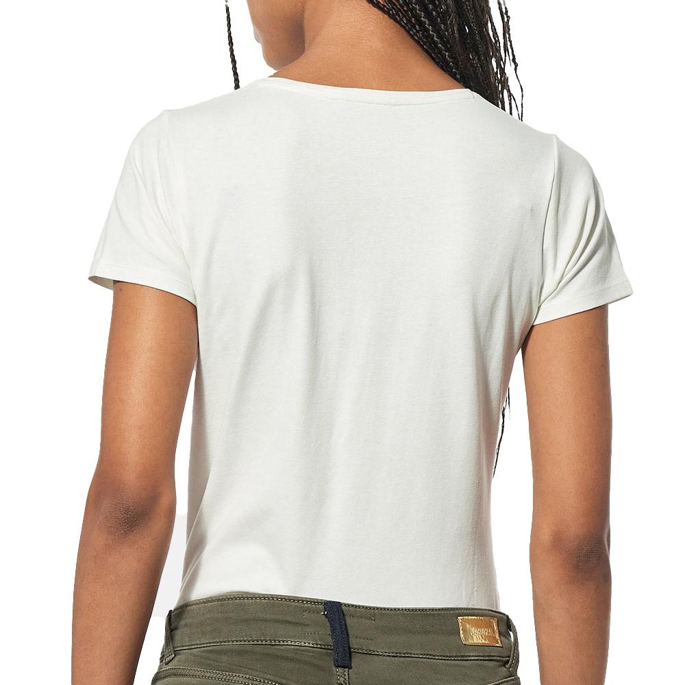 Kaporal T-shirt Blanc Femme Kaporal Krak