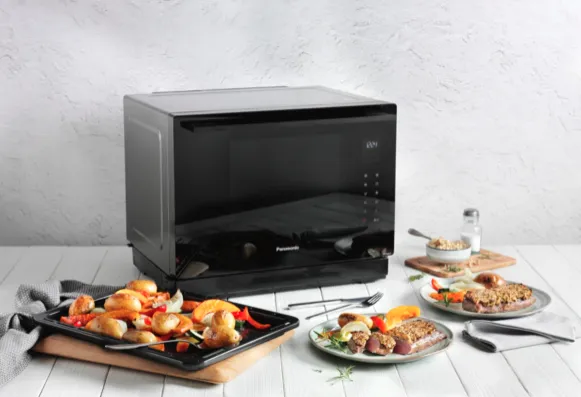 [OUTLET] - Panasonic NN-CS88L - Mikrobølgeovn med varmeledning og grill - 31 liter - 1000 W
