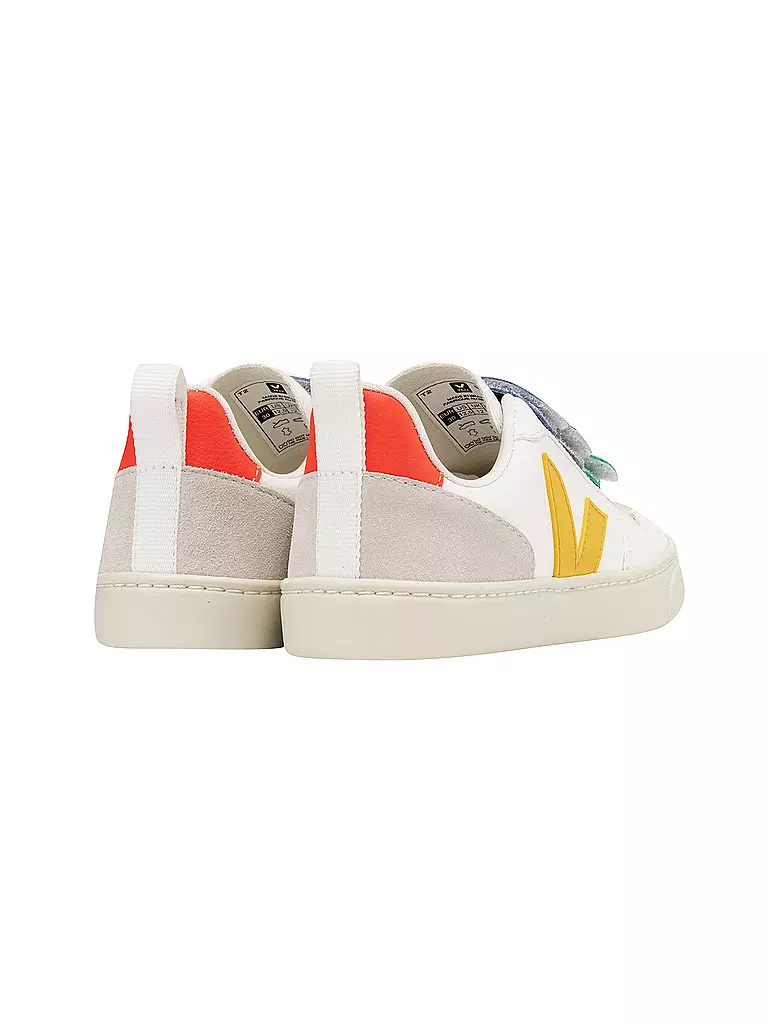 VEJA Kinder Sneaker V-10 weiss