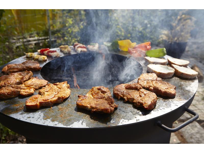 Buschbeck Grillsäule Sioux, 80 cm, Schwarz Feuerschale