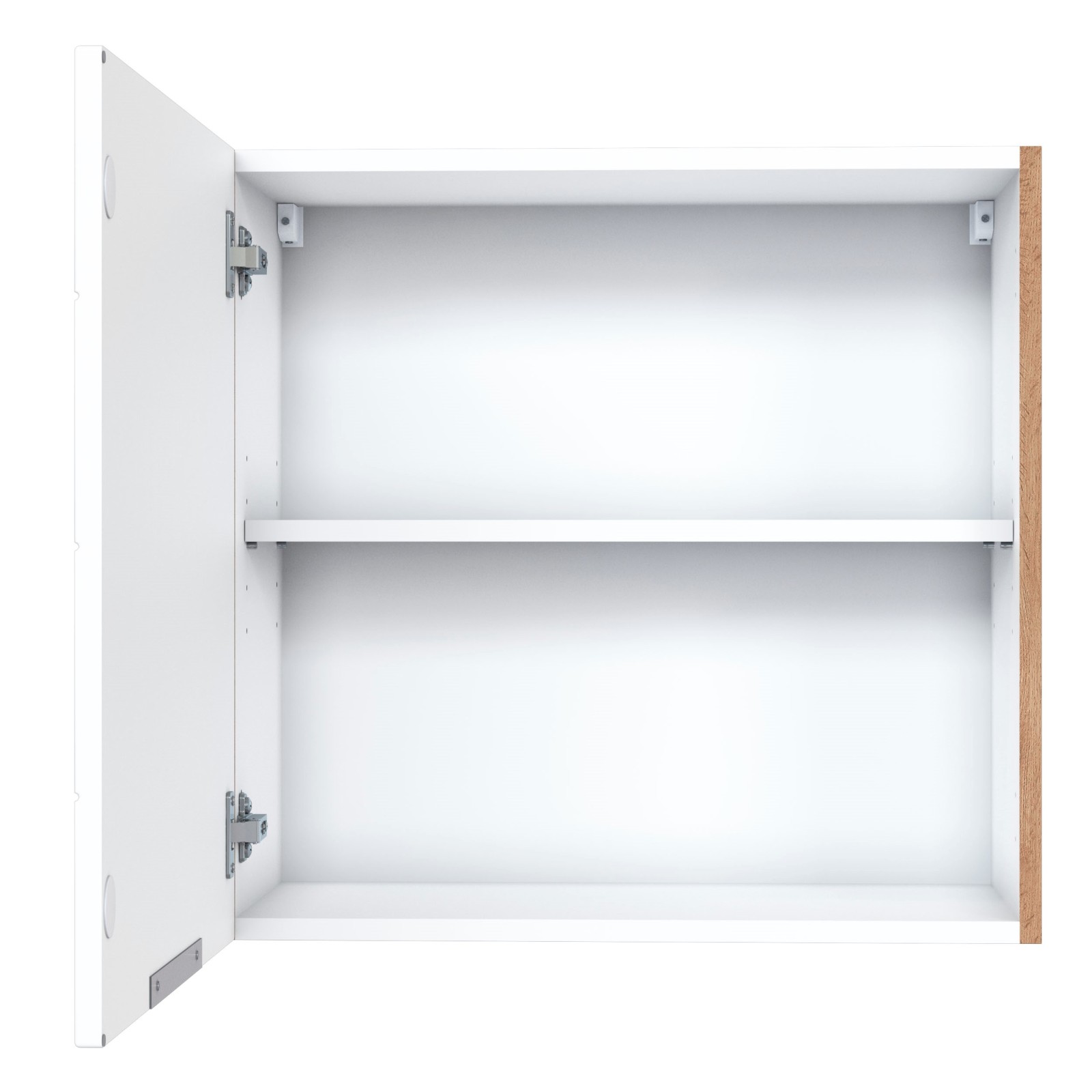 Hängeschrank FLORENZ - Wotaneiche-weiß matt - 60 cm