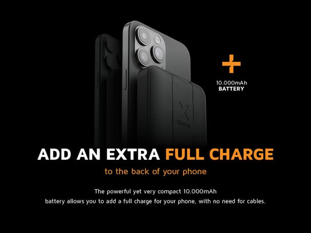Xtorm FS5W101 Magnetisk trådløs powerbank (midnatssort)