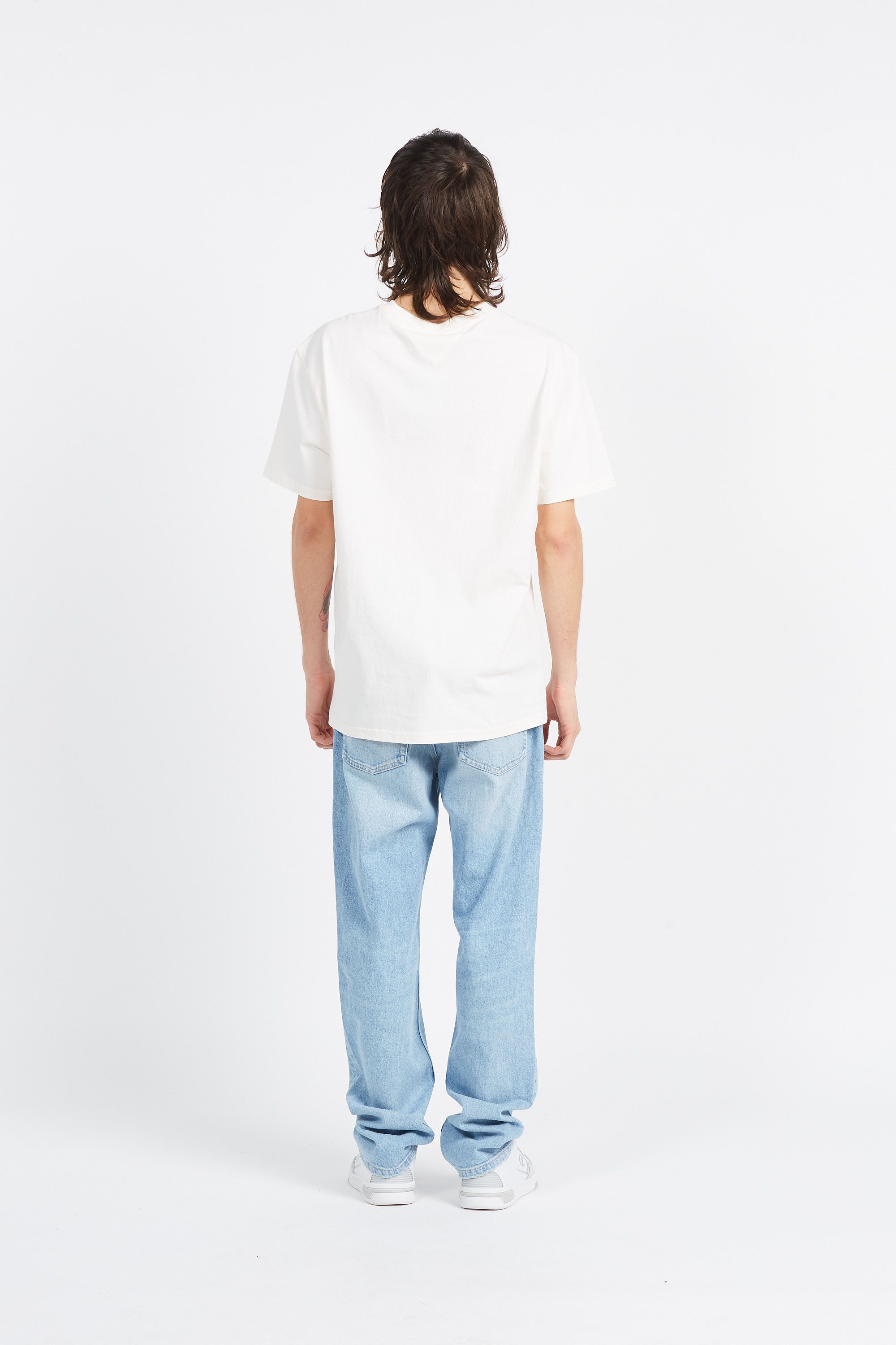 TOMMY JEANS T-shirt TJM REG VARSITY WW T Blanc