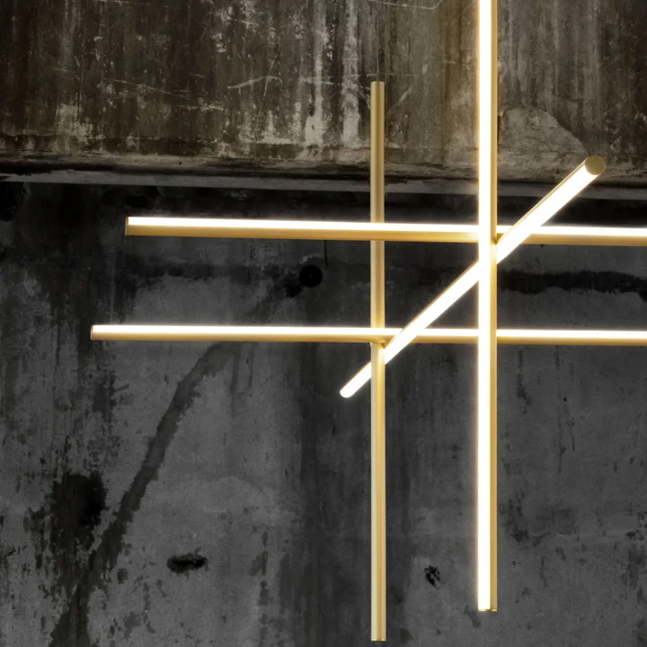Flos - Coordinates S1 LED Pendelleuchte, silber