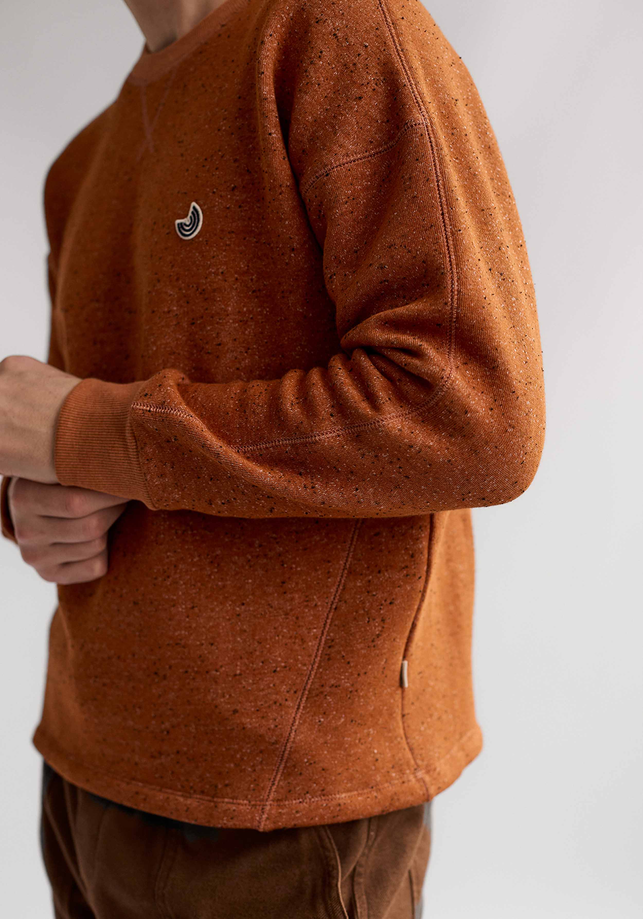 Twothirds Pullover Dundrum Umber Orange
