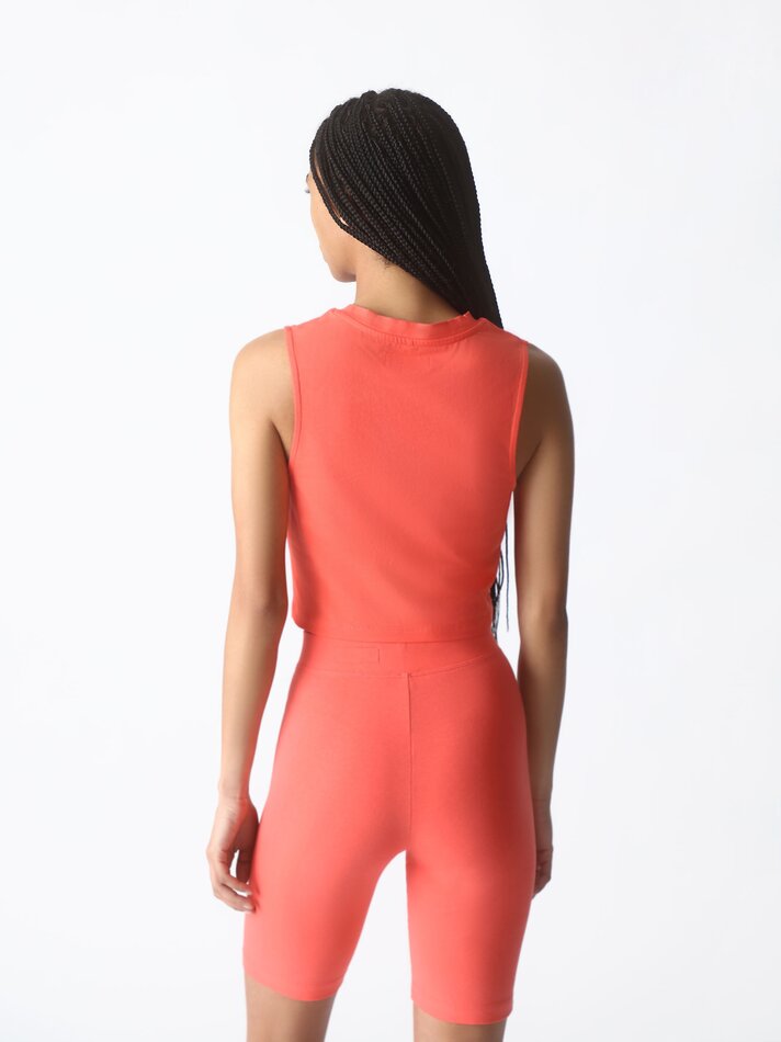 Blusa sem mangas - Avermelhada