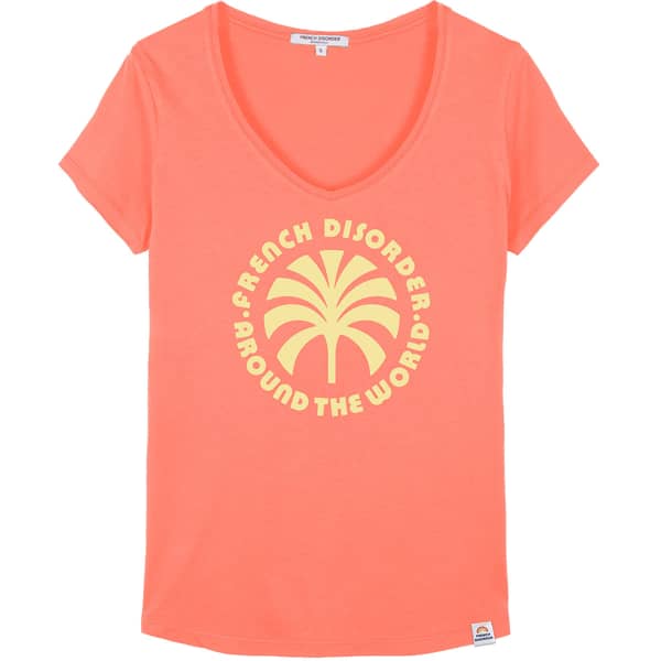 T-shirt FRENCH DISORDER DOLLY HOLIDAY SUGAR CORAL