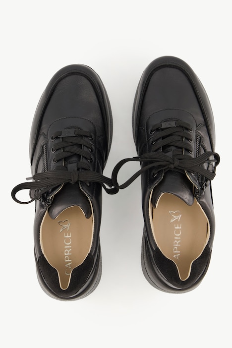 Caprice Leder-Sneaker, Nappaleder, Zipper, Weite H
