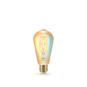 WiZ Connected LED edison E27 50W filament gold koel tot warmwit licht dimbaar