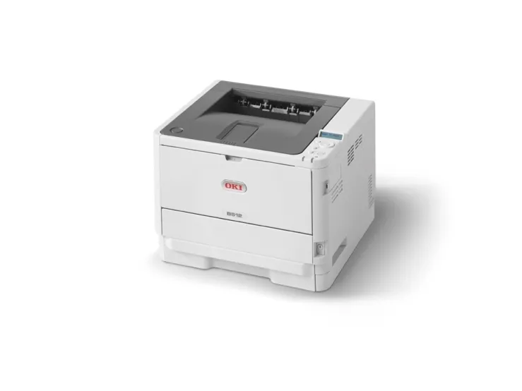 OKI B512dn - Printer - S/H - Duplex - LED - A4/Legal - 1200 x 1200 dpi - op til 45 spm - kapacitet: 630 ark - USB 2.0, Gigabit LAN