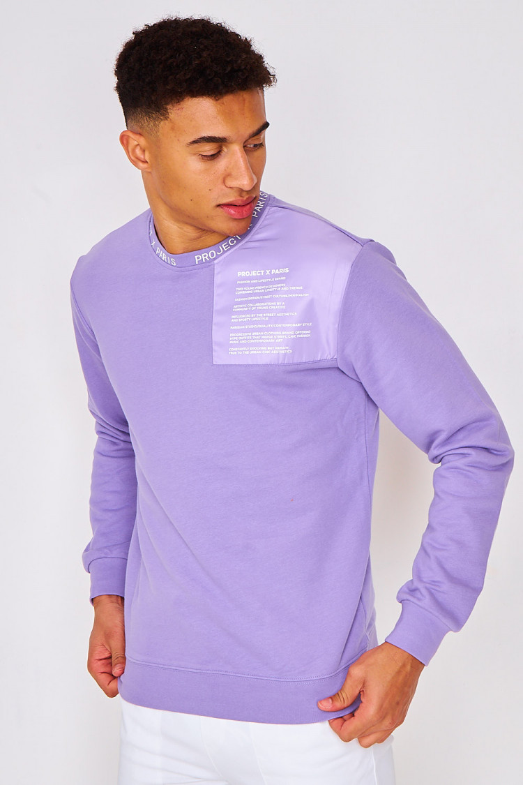 Sweat violet uni / Project X - 2120112