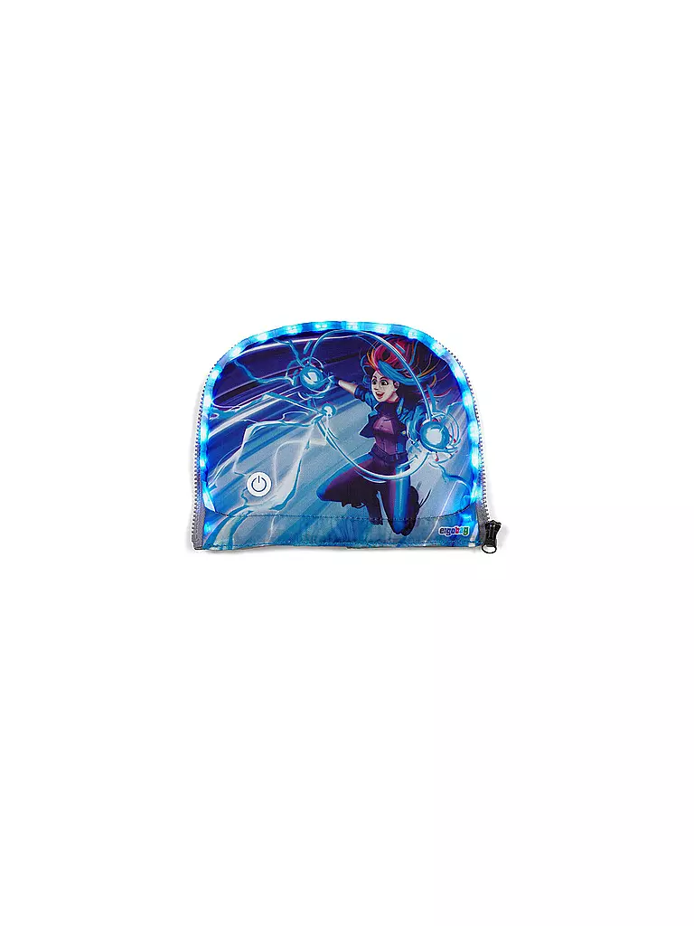 ERGOBAG Zip Set Zippies LED - Superhelden bunt
