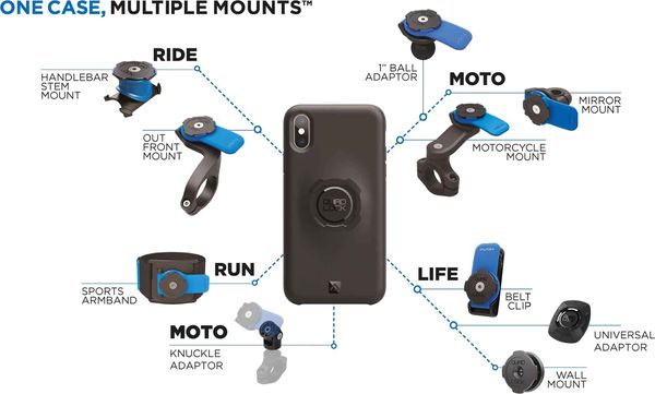 QUAD LOCK Case iPhone 12 Pro Max V2  schwarz