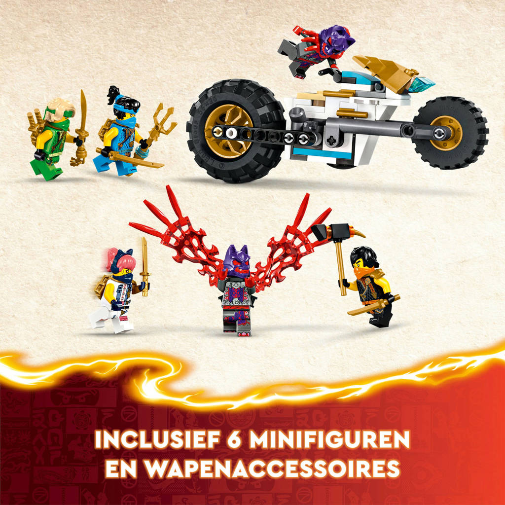 Ninjateam combivoertuig 4-in-1 Speelgoed voor Kinderen 71820