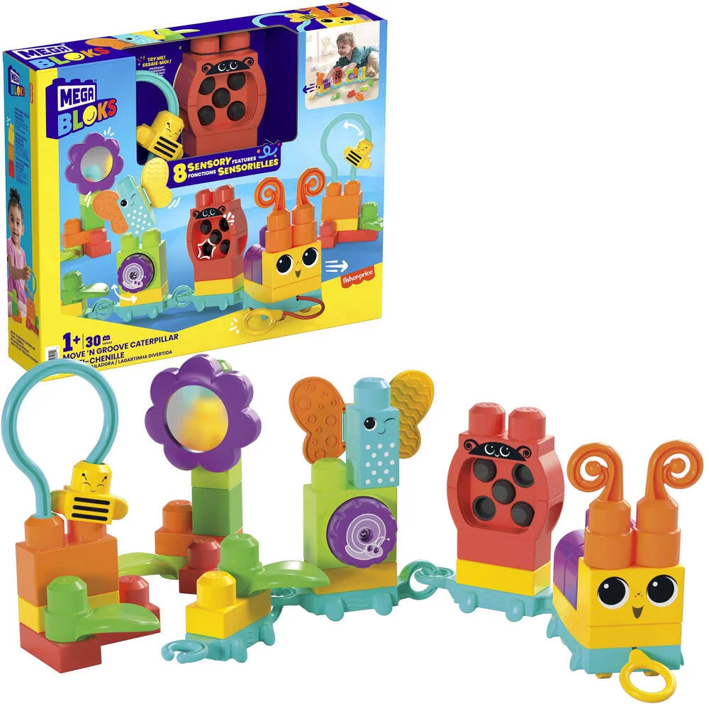 MEGA BLOKS - CHENILLE DES SENS A CONSTRUIRE