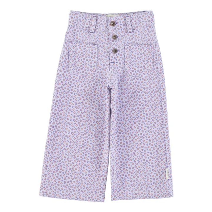 Piupiuchick Pantalon Flare Léopard | Lavande
