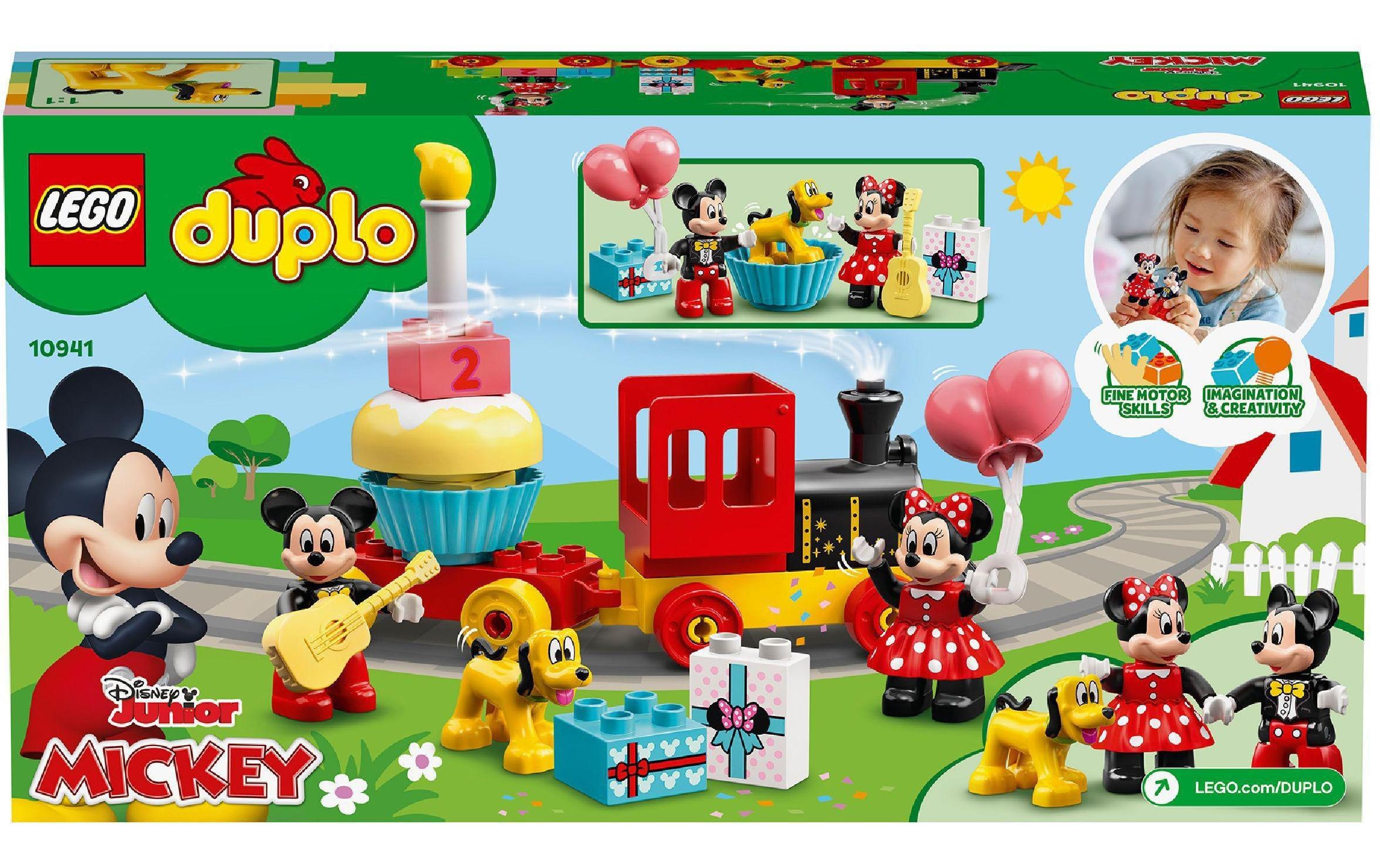 DUPLO® Mickys & Minnies Geburtstagszug 10941Disney Geburtstagszug für entwicklungsförderndes Spielvergnügen