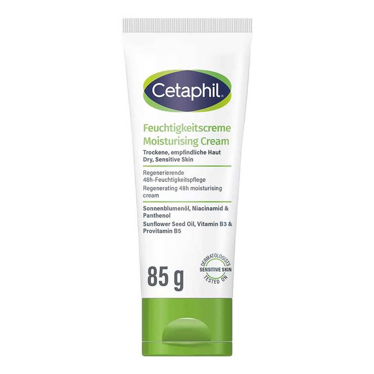 Cetaphil Feuchtigkeitscreme für trockene, empfindliche Haut, 85 ml